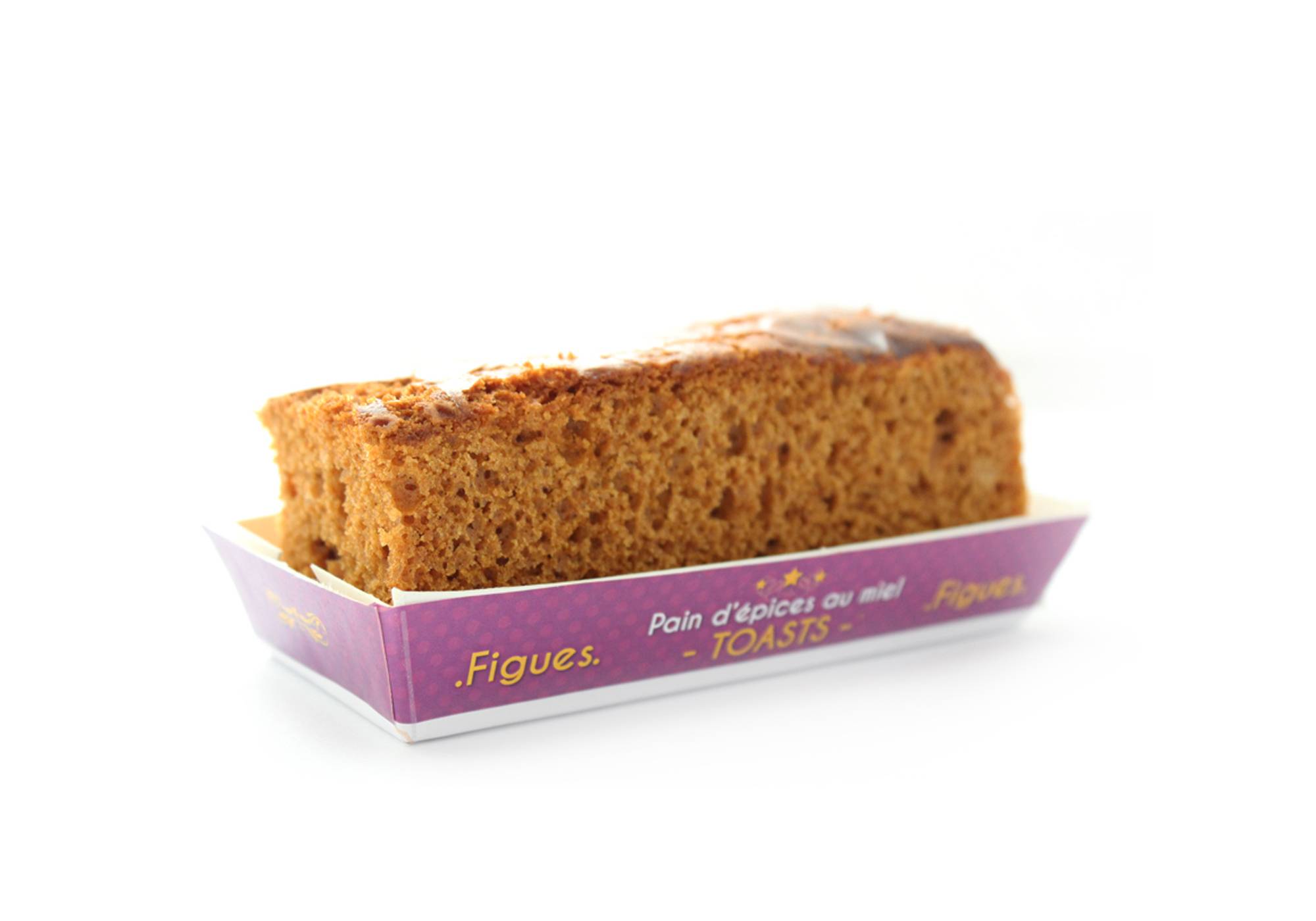 Finabeil - Toast de pain d’épices au miel figue 120 g - Finabeil