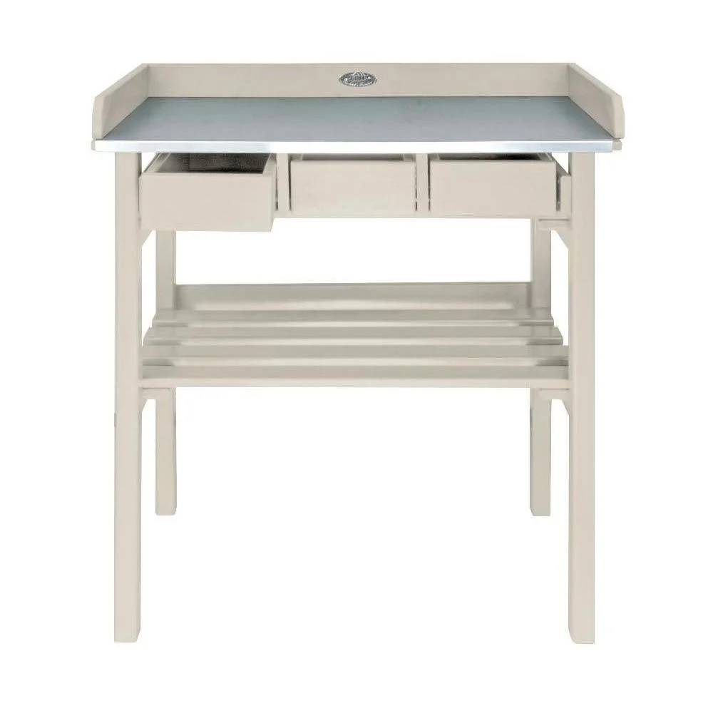 Table de rempotage pin zinc blanc - ESSCHERT DESIGN - Image 4