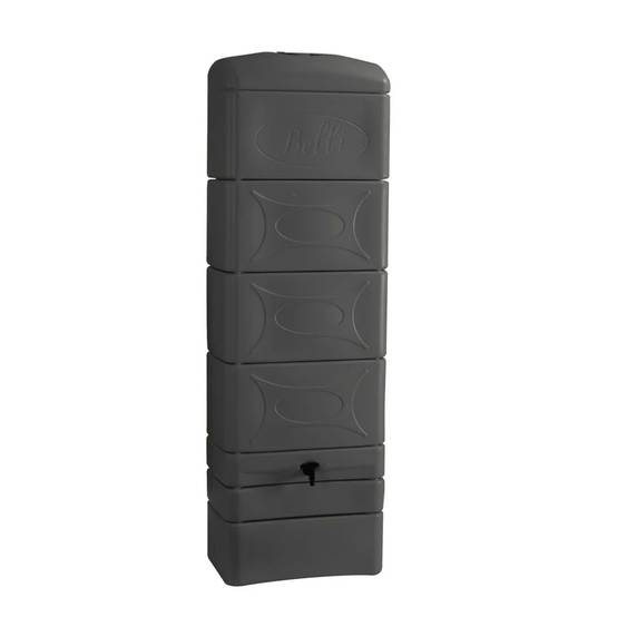 Belli - Récupérateur d'eau de pluie 300L mural couvercle, robinet et collecteur inclus gris anthracite-BELLI - Image 5