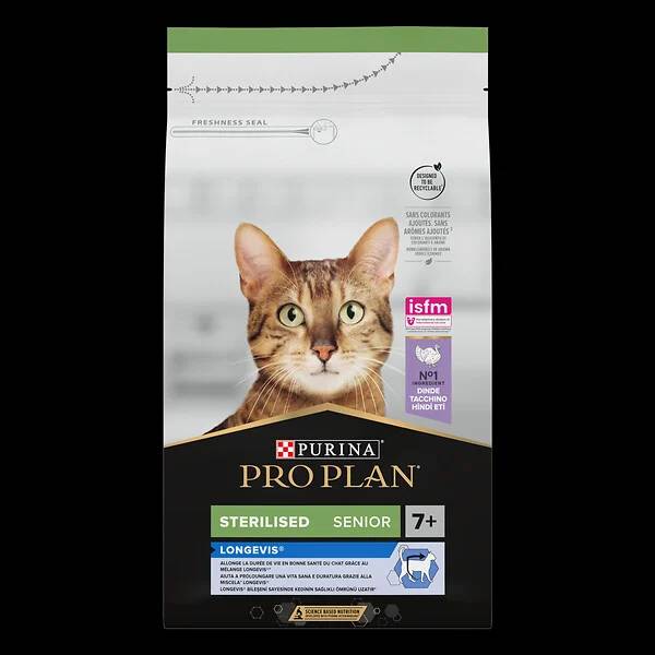 Purina Pro Plan - Croquettes chat Senior 7+ Stérilisé Dinde 1,5 kg - PRO PLAN - Image 11