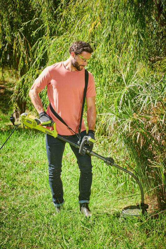 Ryobi - Débroussailleuse électrique Acier Vert 1200 W l. 26 cm H. 140 cm – RYOBI - Image 4