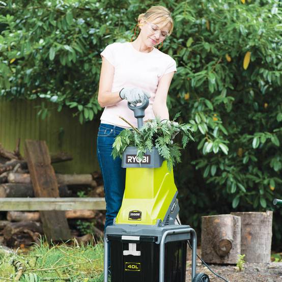 Ryobi - Broyeur de végétaux électrique 2500 W 45 mm RSH2545B - RYOBI - Image 6