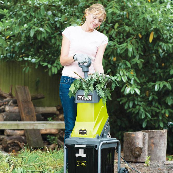 Ryobi - Broyeur de végétaux électrique 2500 W 45 mm RSH2545B - RYOBI - Image 6