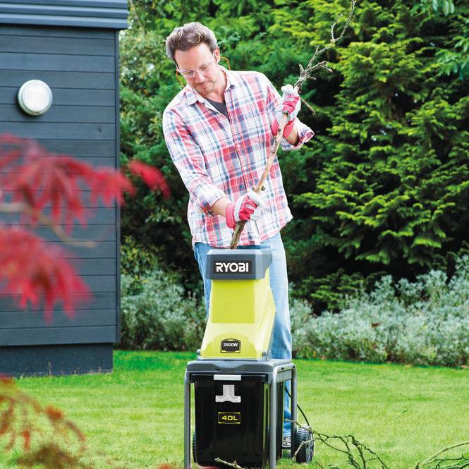 Ryobi - Broyeur de végétaux électrique 2500 W 45 mm RSH2545B - RYOBI - Image 8