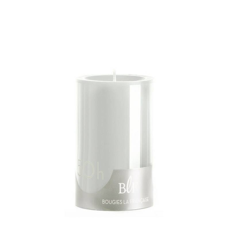 Bougies la Française - bougie cylindrique ø7 x H10 cm gris perle