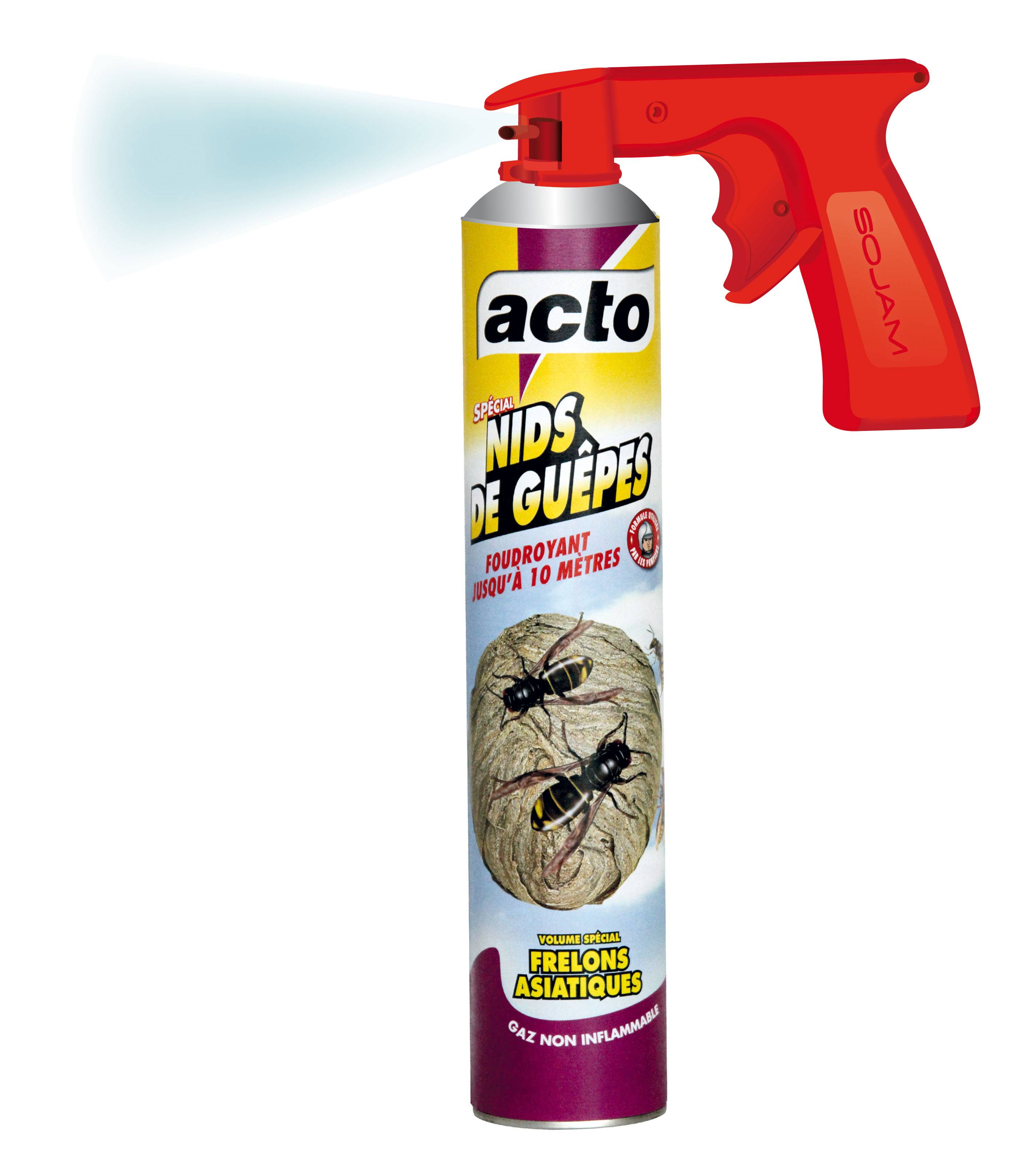 Acto - Aérosol Ultra Foudroyant Nids Guêpes Frelons - ACTO - Image 1