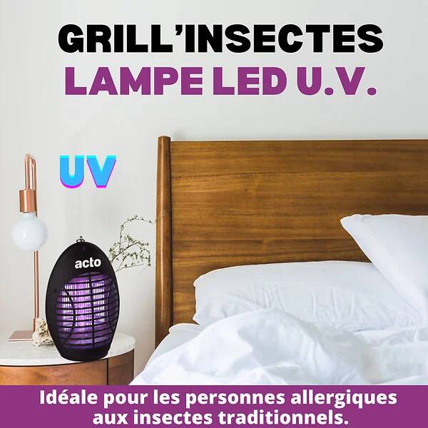 Acto - Lampe LED UV - GRILL’INSECTES - Image 4