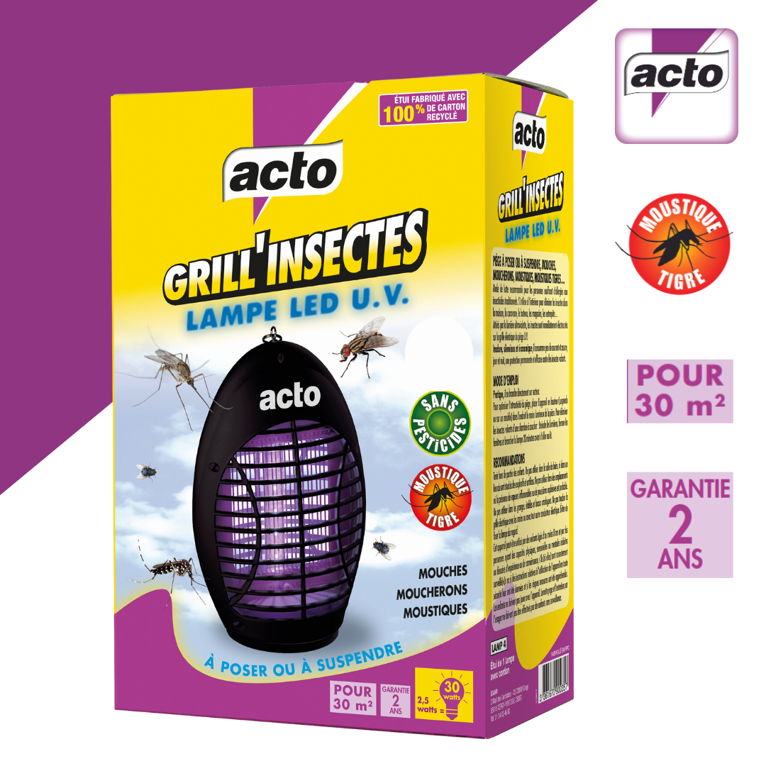Acto - Lampe LED UV - GRILL’INSECTES - Image 1