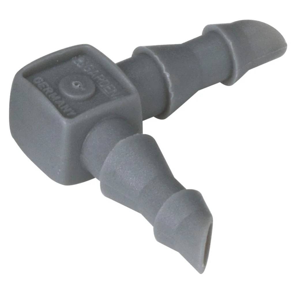 Jonction en L plastique gris anthracite 4,6 mm lot de 10 GARDENA - Image 2