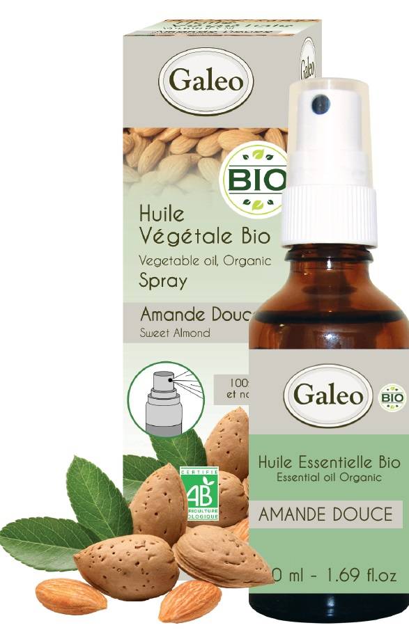 Galeo - Huile végétale BIO Amande douce 50  ml