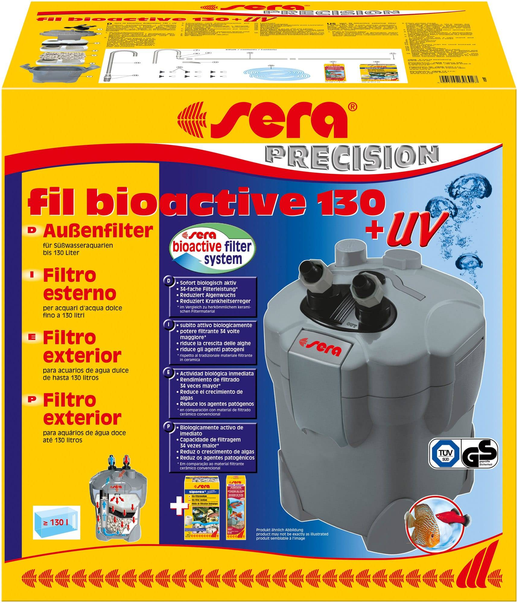 Sera - Sera - Fil bioactive 130 + UV 150 l