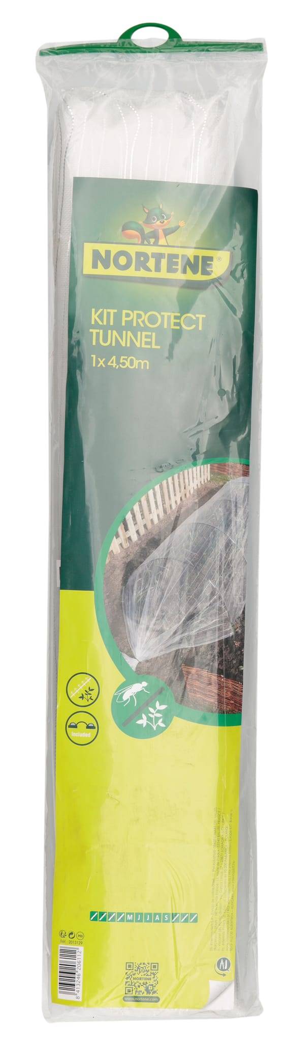 Nortène - Kit tunnel anti-insectes polyester blanc L. 4,50 m x 1 m NORTENE - Image 1