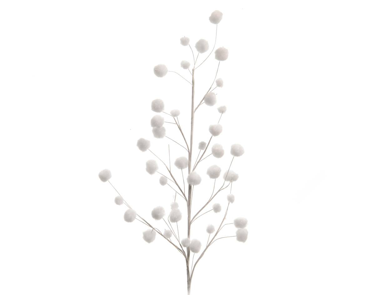 Bombe neige polyester L2.00-W55.00-H10.00cm blanc