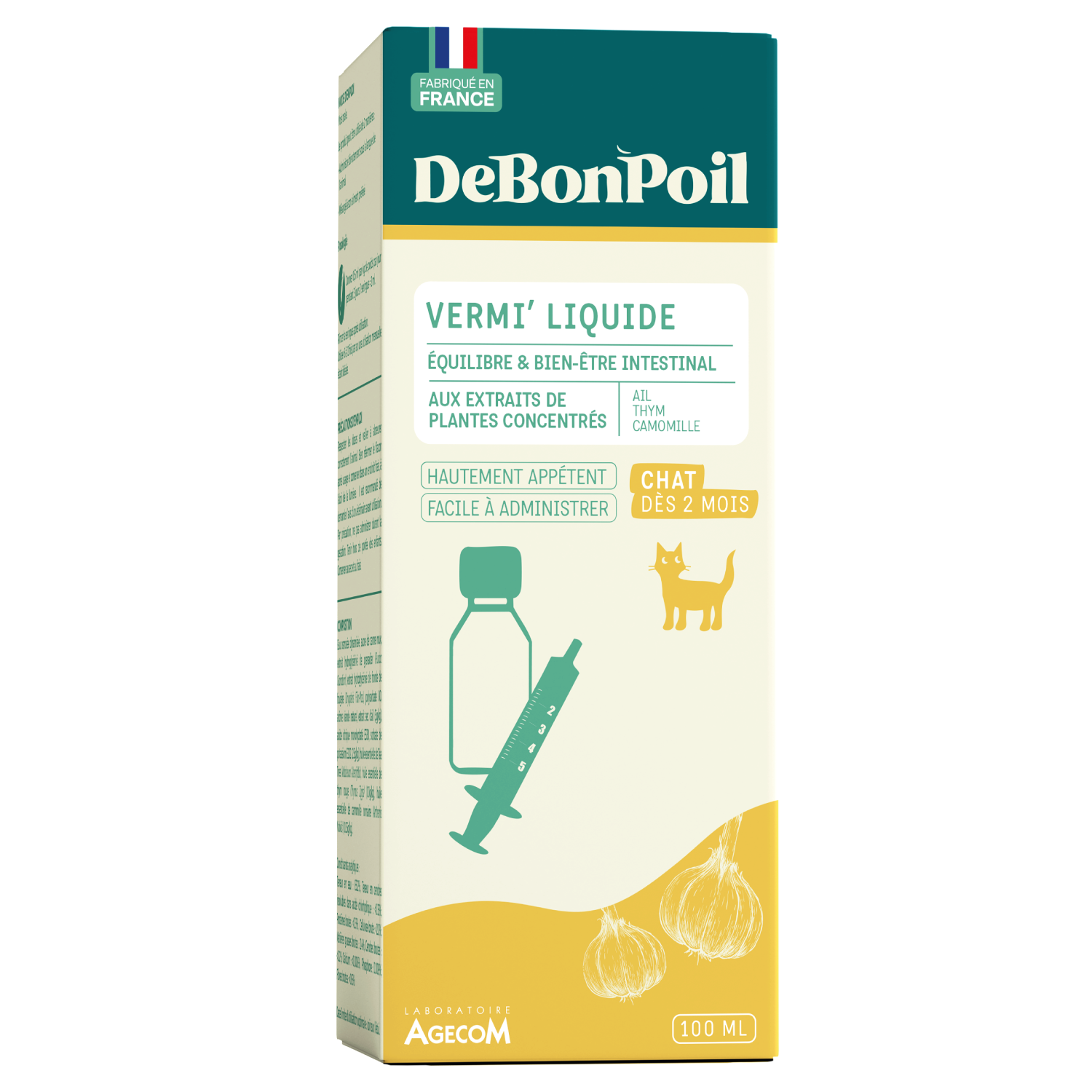 Vermifuge Vermi'chat supplément nutritionnel 100 ml – ESSENTIEL - Image 2