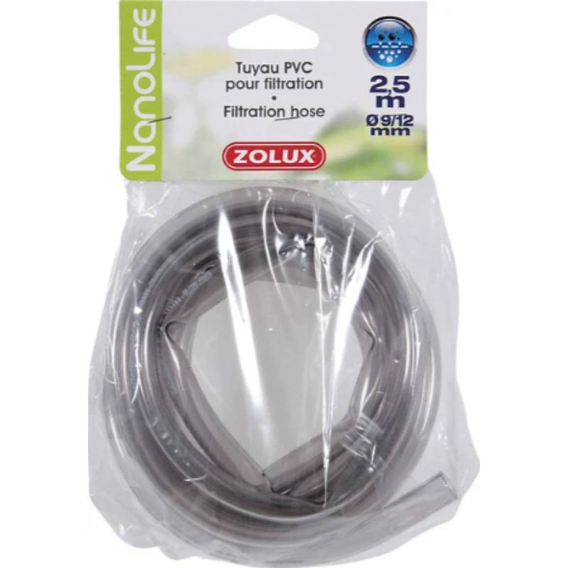 Zolux - Tuyau Filtre Plastique Transparent 9-12 mm 2.5m - ZOLUX