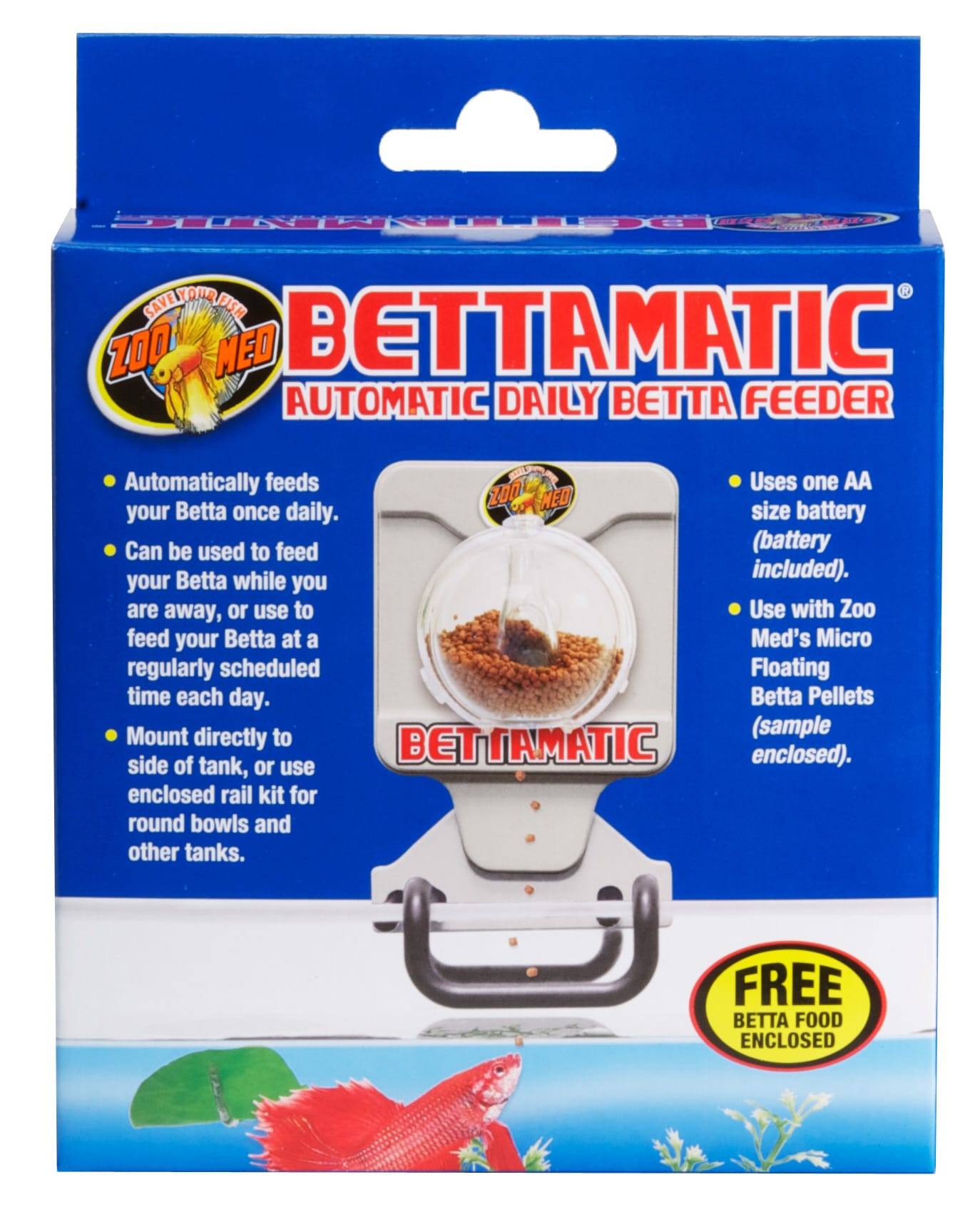 Zoomed - Distributeur de Nourriture Automatique Betta Feeder BF1 - ZOOMED