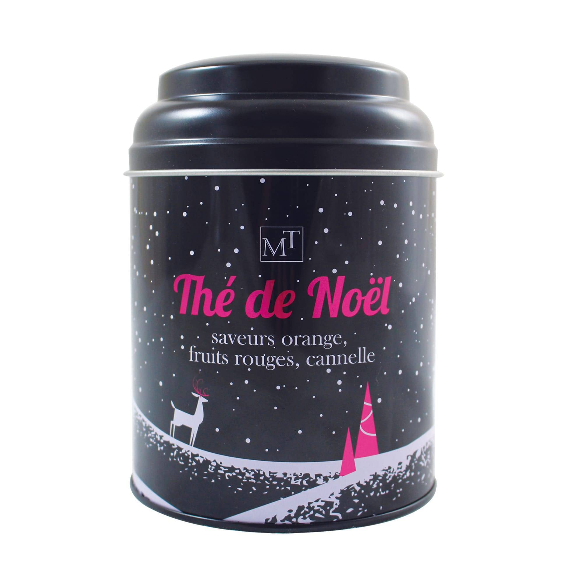 Maison Taillefer - Thé de Noël dans sa boite en métal - Orange/Cannelle - 100 g - Image 1