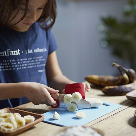 Coffret Le Petit Chef couteau et éplucheur bois rouge - Opinel - Image 8
