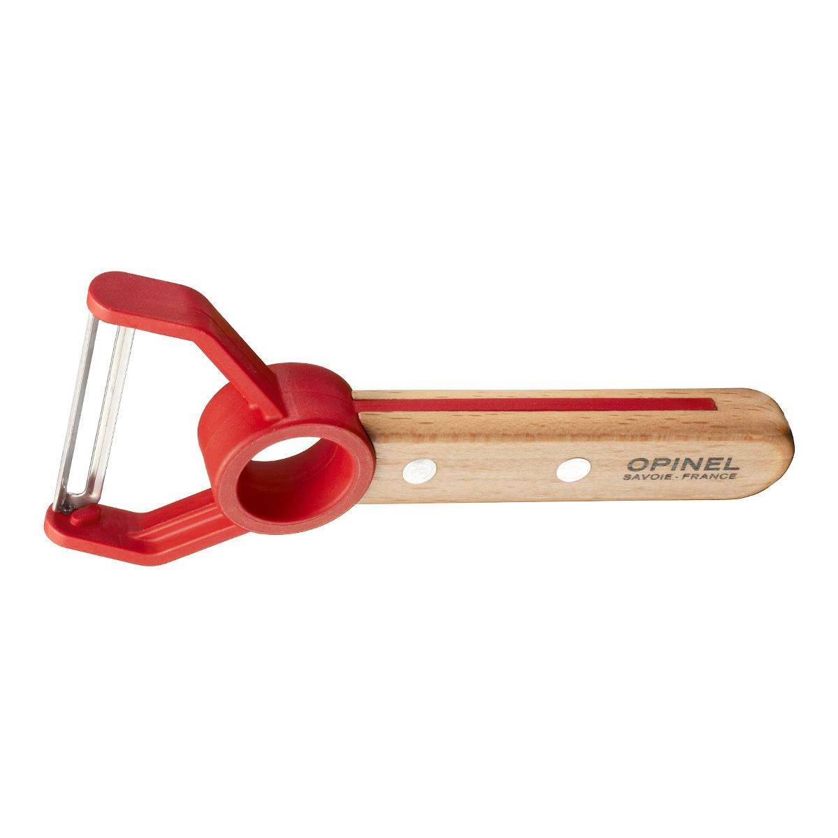 Coffret Le Petit Chef couteau et éplucheur bois rouge - Opinel - Image 5