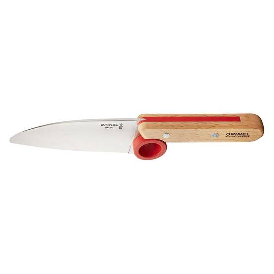Coffret Le Petit Chef couteau et éplucheur bois rouge - Opinel - Image 3