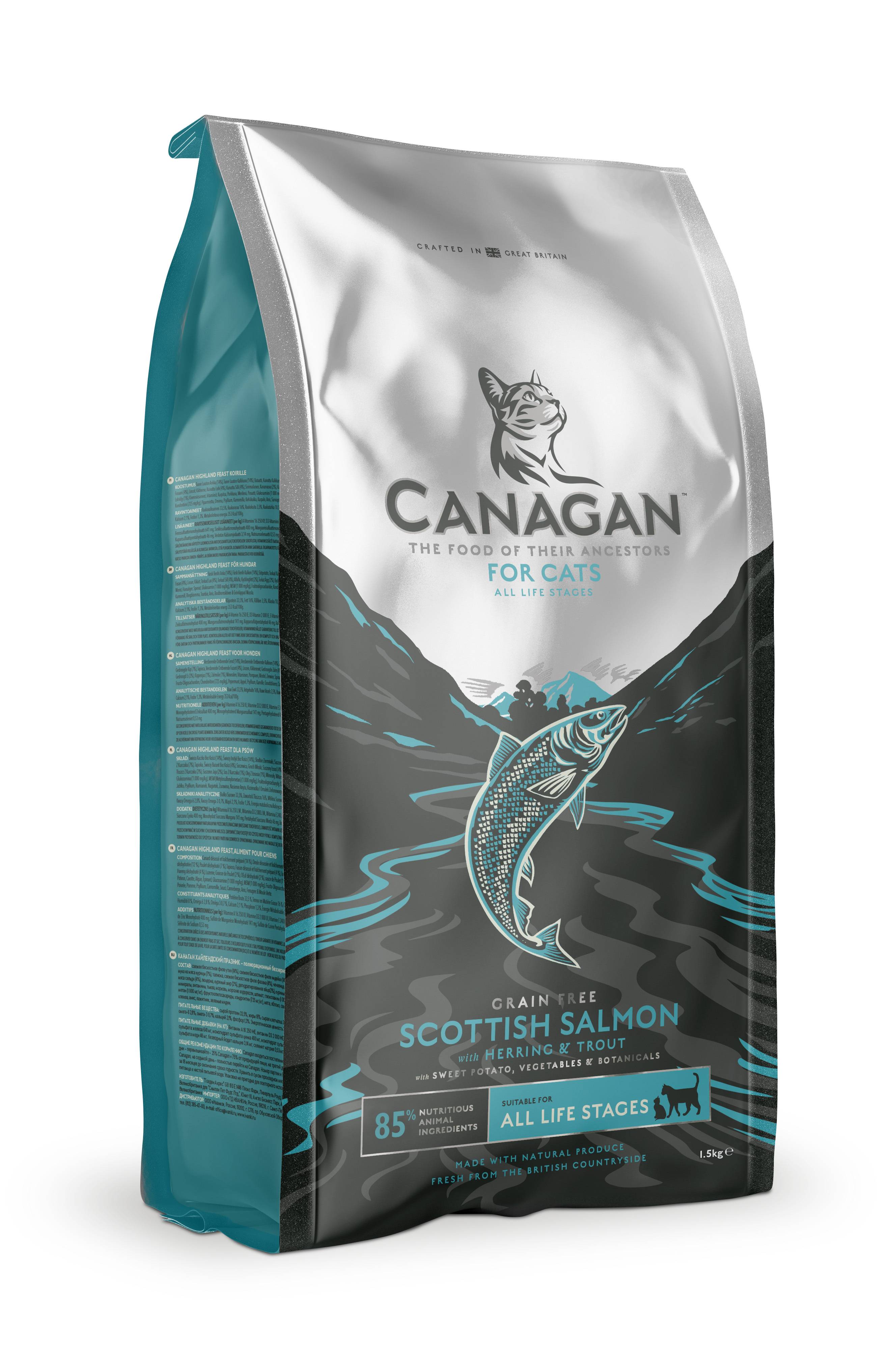 Canagan - Croquettes chat au saumon d’Écosse sans céréales 4 kg - Canagan - Image 2