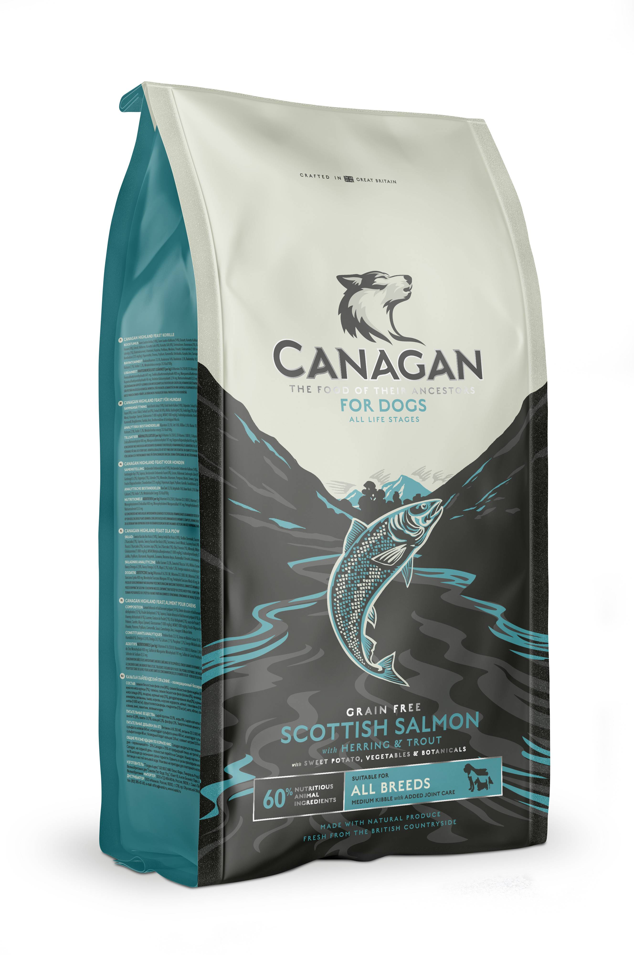 Canagan - Croquettes chien au saumon d’Écosse sans céréales 2 kg - Canagan - Image 1