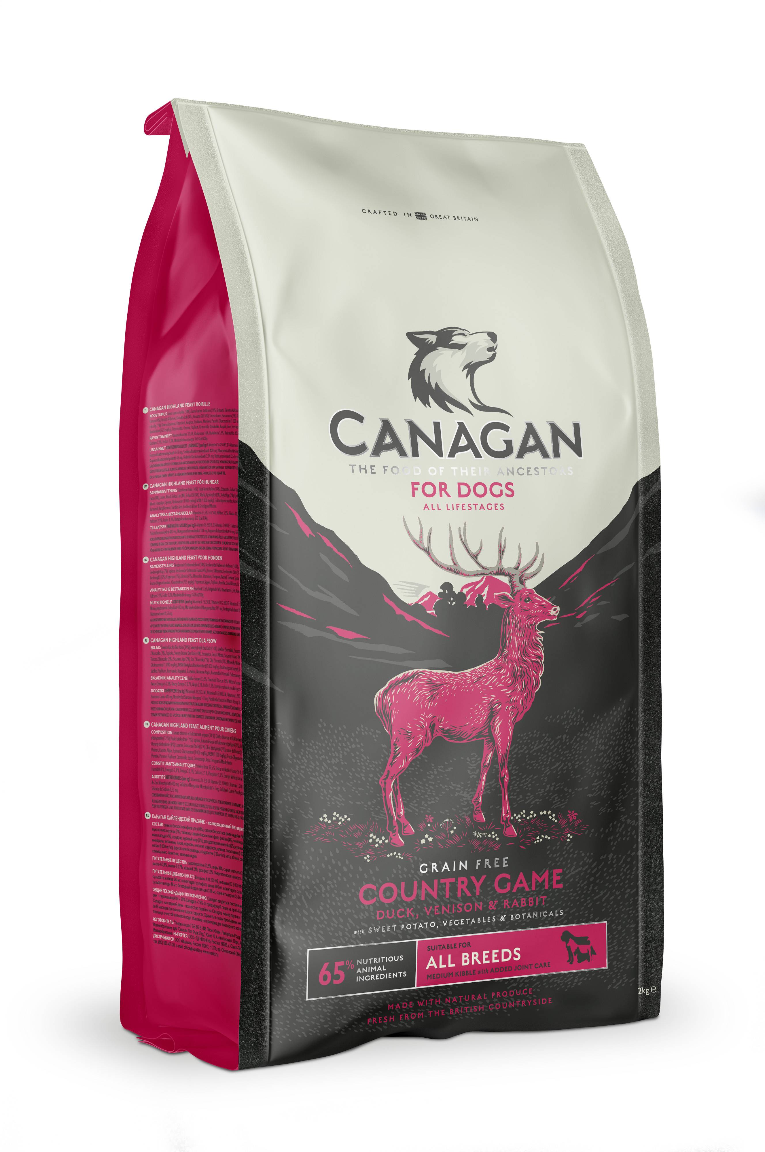 Canagan - Croquettes chien au gibier sans céréales avec de bons légumes 12 kg - Canagan - Image 2