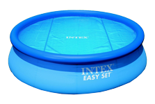 Intex - Bâche à bulles pour piscine gonflable et tubulaire Ø 2,44 m - Image 1