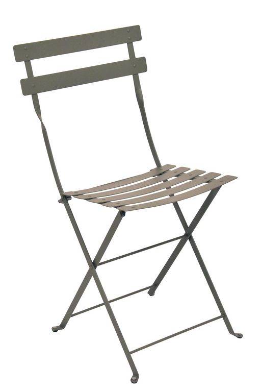 Fermob - Chaise de jardin pliante acier romarin Bistro Fermob - Image 1