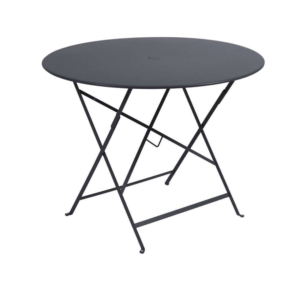 Fermob - Table de jardin ronde pliante acier carbone 4 personnes Bistro Fermob - Image 4