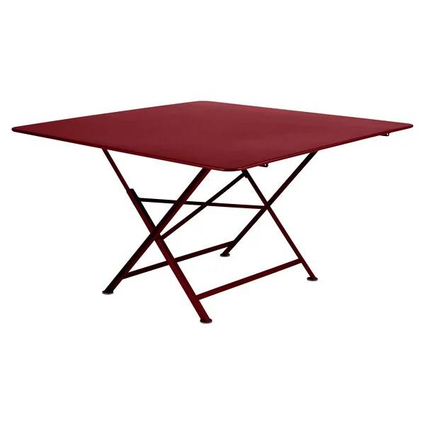 Fermob - Table de jardin carrée pliante acier piment 8 personnes Cargo Fermob - Image 6