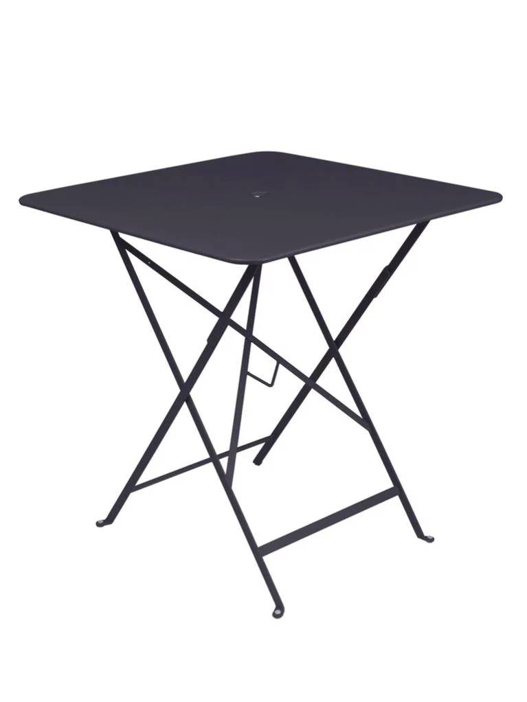 Table de jardin carré acier carbone 71x71 cm Bistro - FERMOB