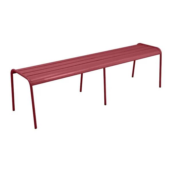Fermob - Banc de jardin acier piment 3 personnes XL Monceau Fermob - Image 4