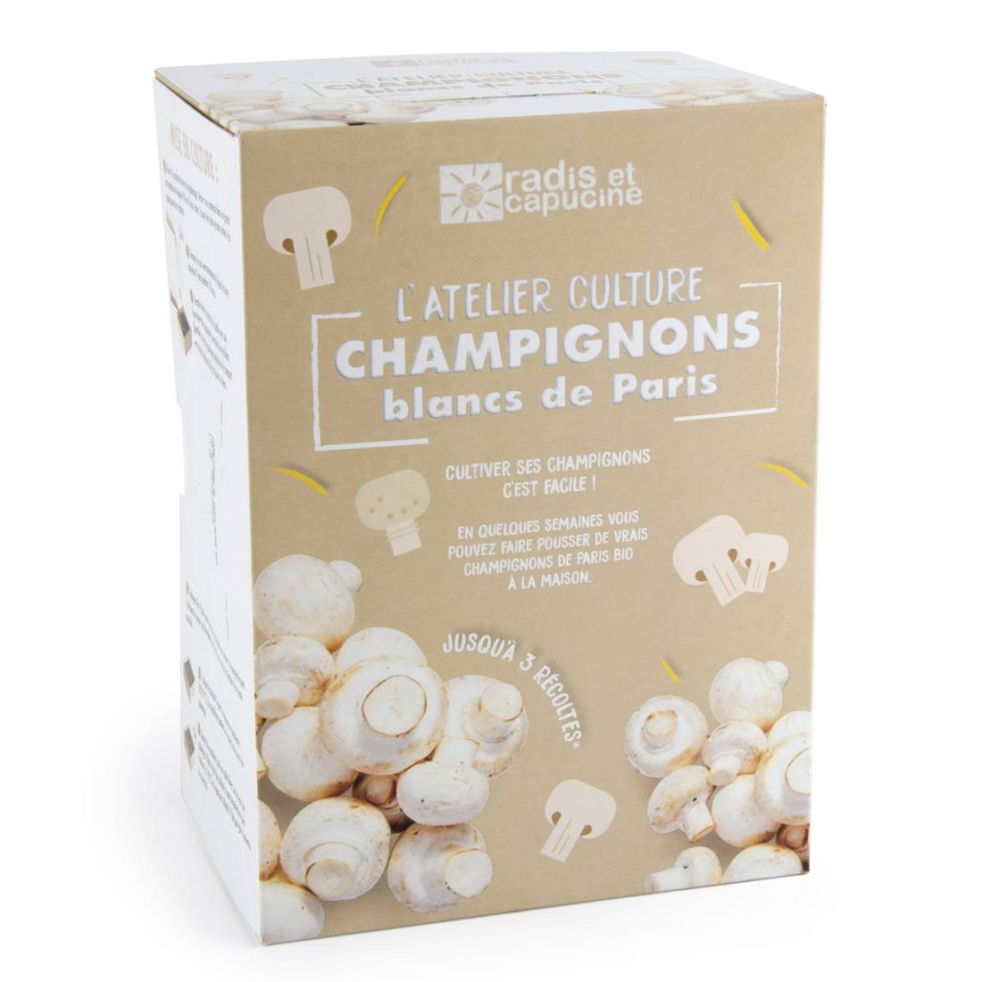 Radis et Capucine - Kit De Culture Champignons De Paris - RADIS ET CAPUCINE - Image 2