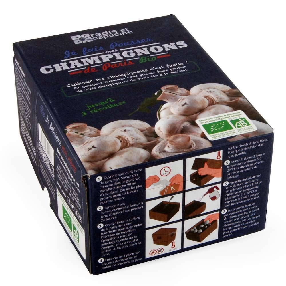 Radis et Capucine - Kit De Culture Champignons De Paris - RADIS ET CAPUCINE - Image 4