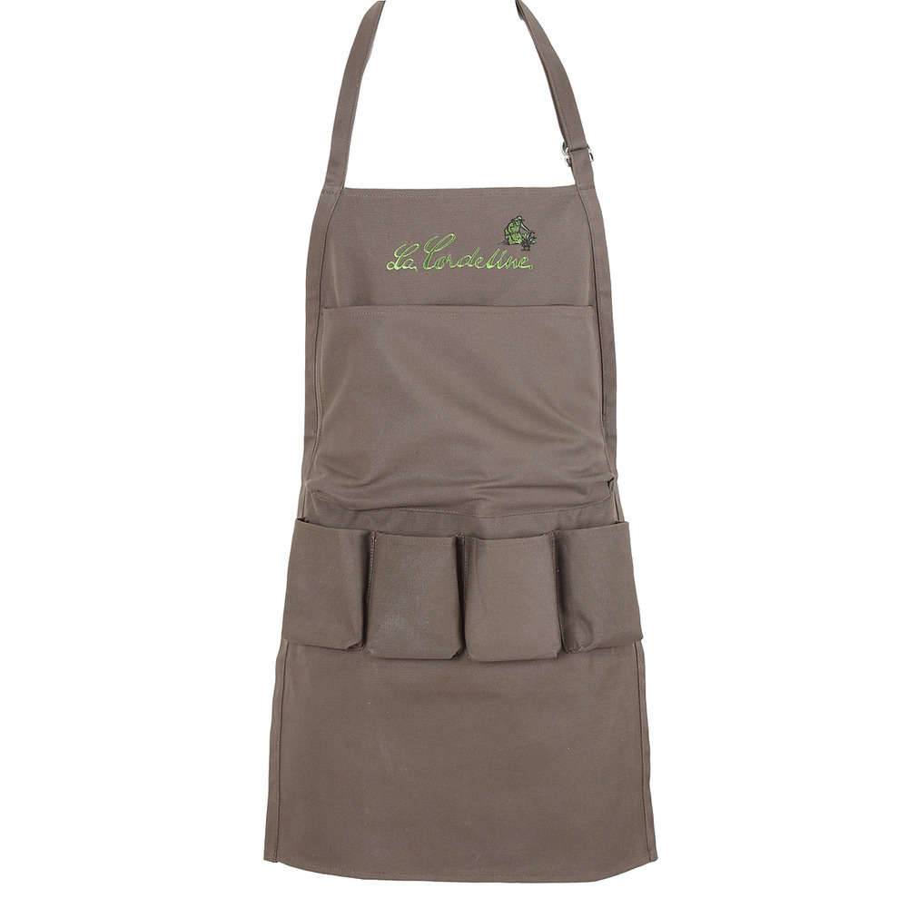 La Cordeline - Tablier De Jardin Chocolat - LA CORDELINE - Image 1