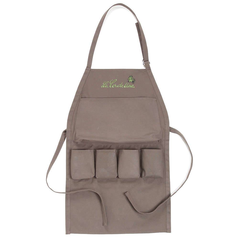 La Cordeline - Tablier De Jardin Chocolat - LA CORDELINE - Image 2