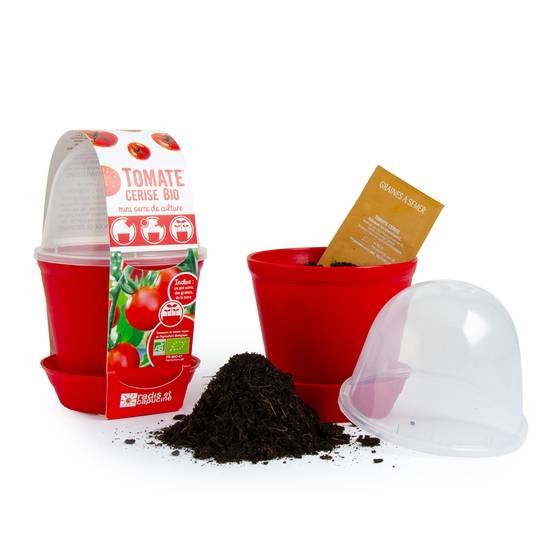 Kit de semis Pot Cloche – RADIS ET CAPUCINE - Image 2