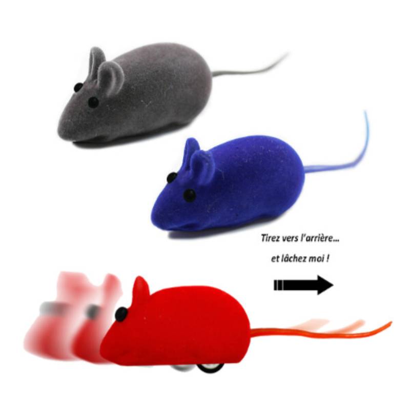 Anka - Mini souris à friction jouet chat