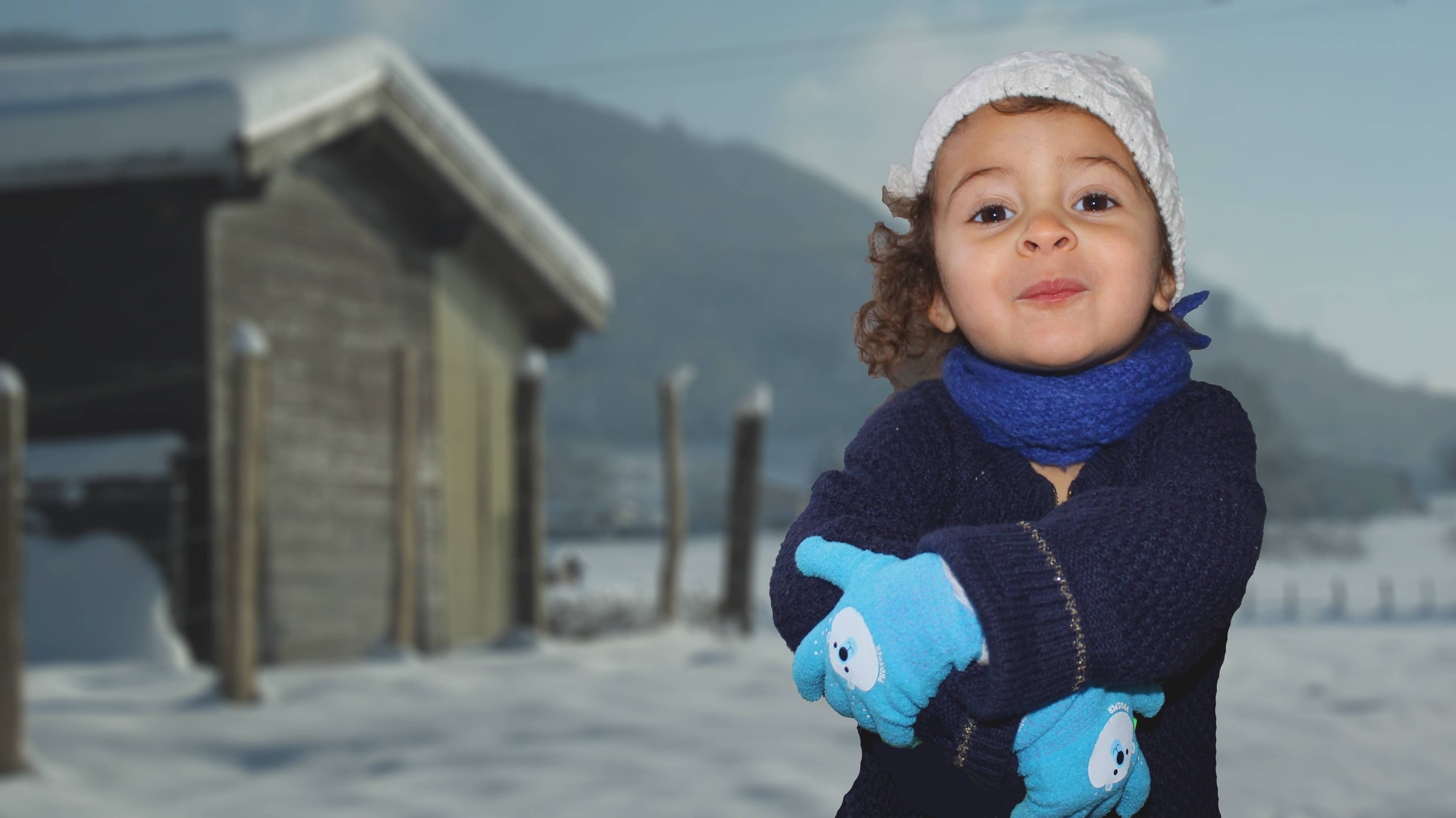 Rostaing - Gants hiver enfant ours polaire - ROSTAING - Image 3