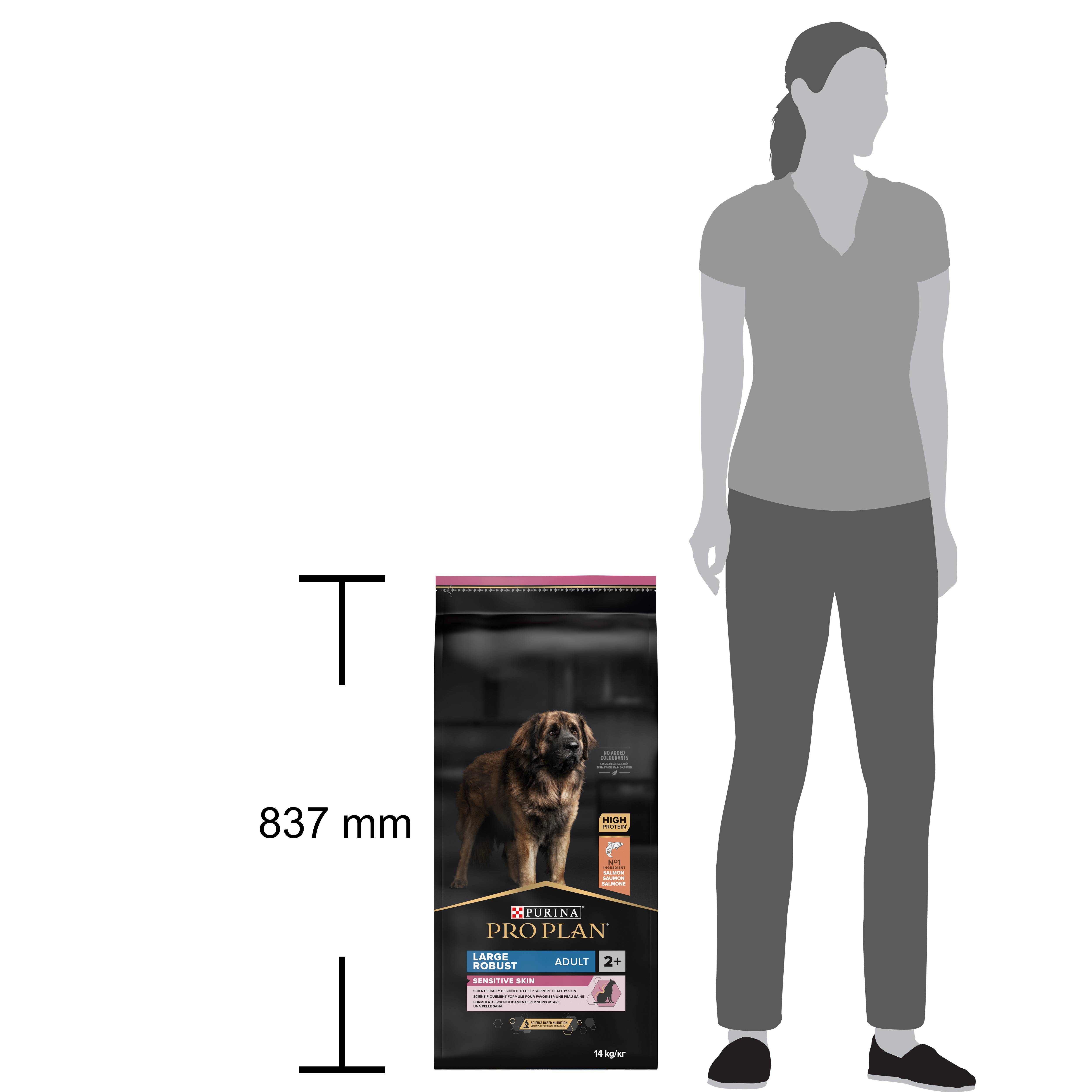 Purina Pro Plan - Croquettes chien Large Adulte Sensitive Skin Saumon 14 kg - PRO PLAN - Image 1
