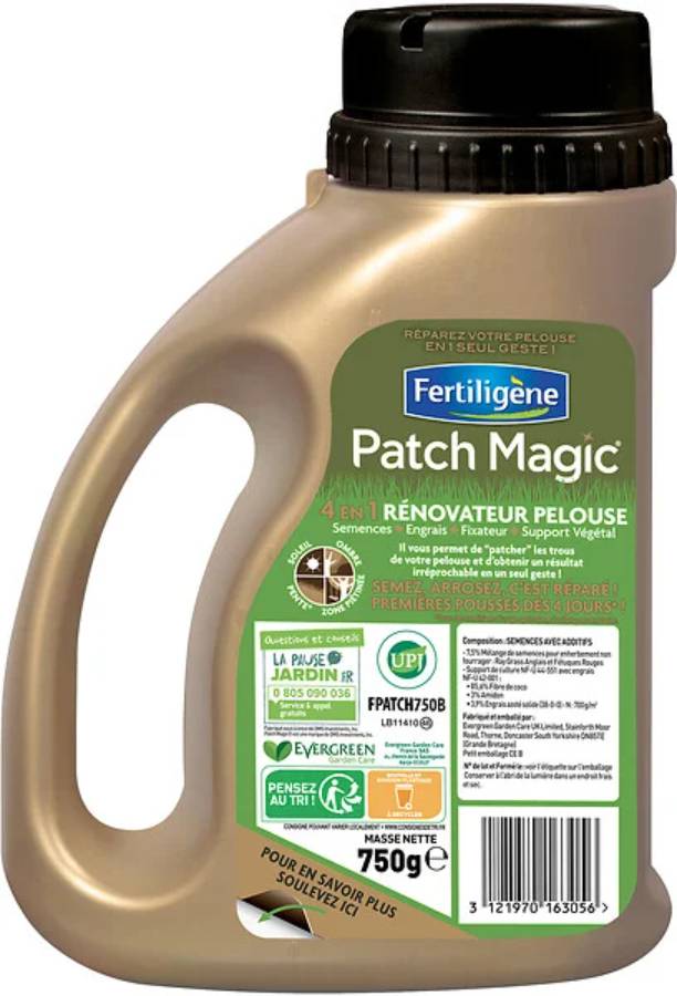 Fertiligène - Patch Magic rénovateur de gazon 4 en 1 - FERTILIGENE