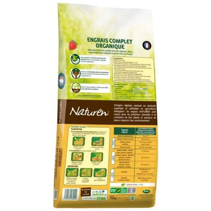 Naturen - Engrais Complet Organique Grandes Surfaces 15kg – NATUREN - Image 5