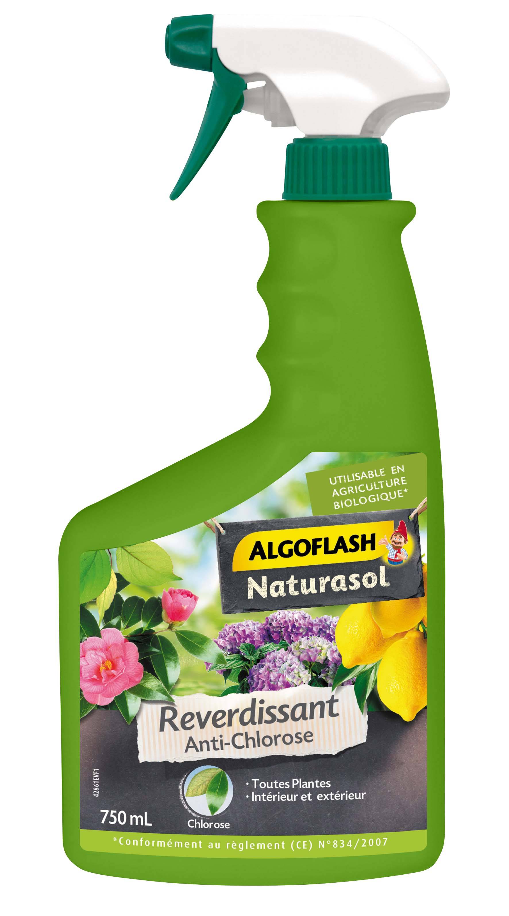 Algoflash Naturasol - Reverdissant anti-chlorose toutes plantes 750 ml - ALGOFLASH NATURASOL - Image 1