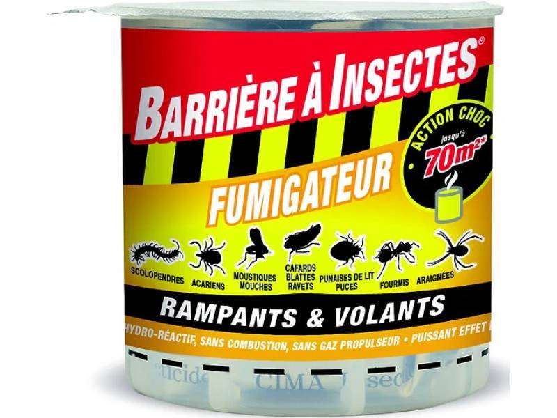 Barrière à insectes - Fumigène hydro réactif insectes volants et rampants 10g - INSECT BARRIER - Image 1