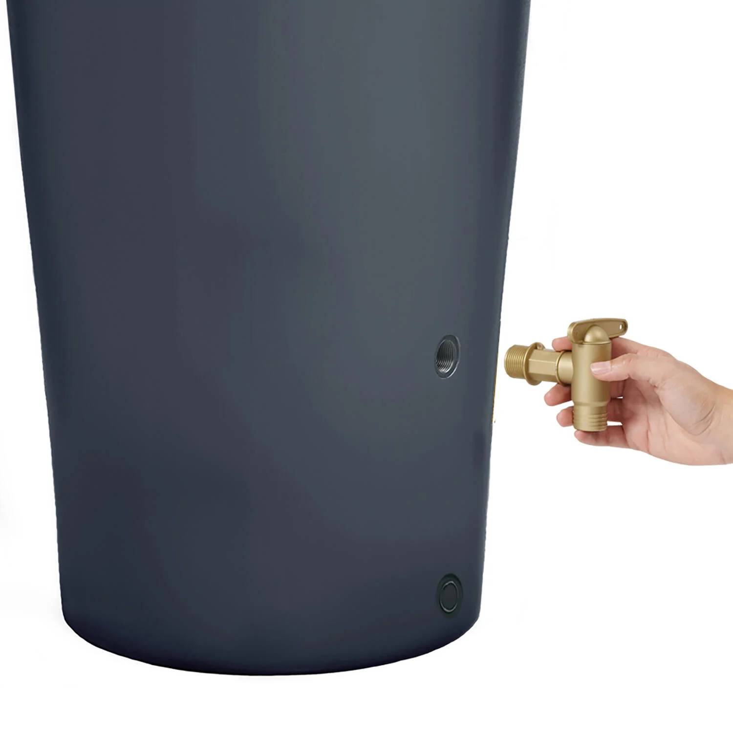 Garantia - Récupérateur d'eau pluie 220L mural bac à plante robinet inclus gris graphite Vaso 2-en-1 - GARANTIA - Image 8
