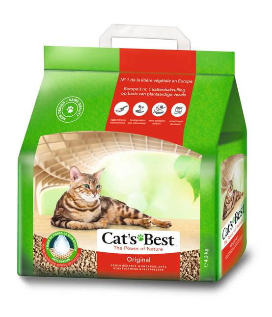Cat's Best - Litière agglomérante Original - Méga Pack 40 l - CAT'S BEST - Image 1