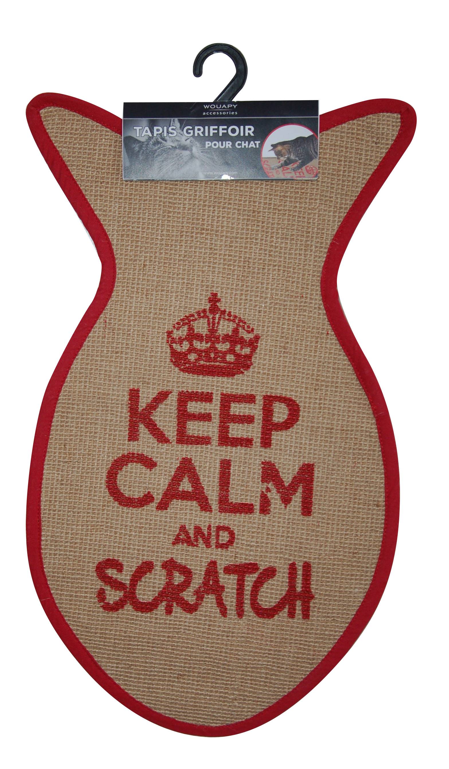 Wouapy - Wouapy - Tapis griffoir Poisson Rouge l.31 x P.0,7 x H.55 cm