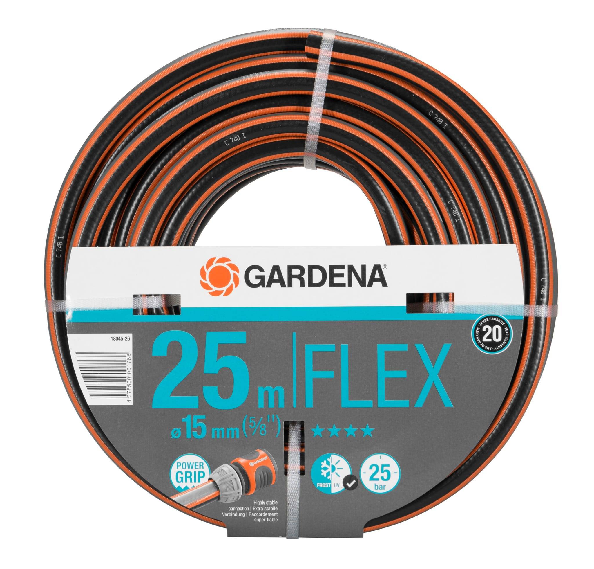 Gardena - Tuyau Flex Ø 15 mm - Couronne de 25 m