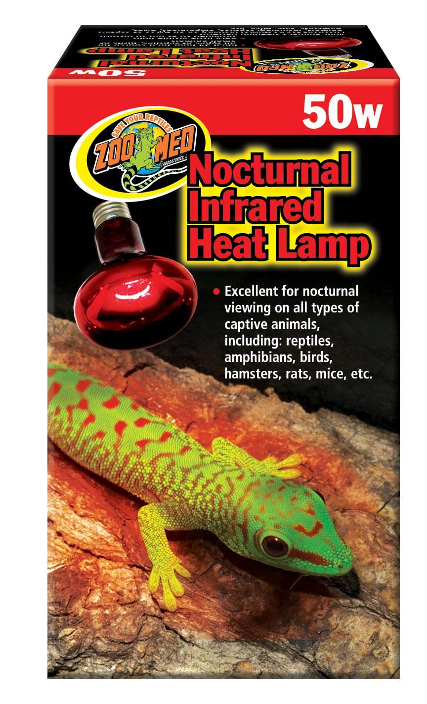 Zoomed - Lampe Chauffante Infrarouge 50W RS50 - L.6,4 x l.6,4 x H.10,2 cm